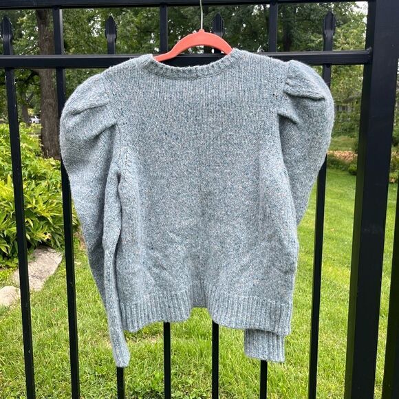 FRAME Pleated Puff Sleeve Sweater NWT - Picture 10 of 10